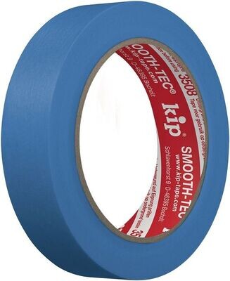 Glattkreppband 3508 SMOOTH-TEC® glatt blau L.50m B.24mm (9 Rollen)