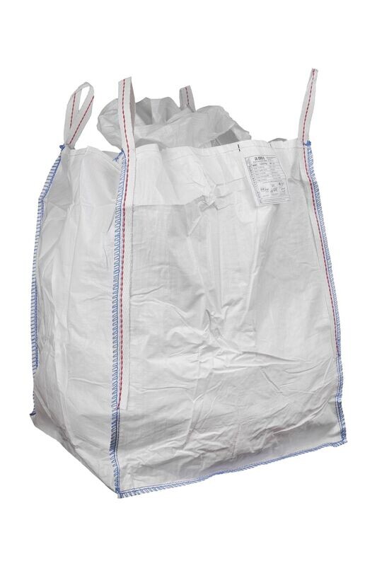 Big Bag 90 x 90 x 110 cm, mit Schürzendeckel, ohne Druck (20 Stück) Big Bag 90 x 90 x 110 cm, mit Schürzendeckel, ohne Druck (20 Stück)