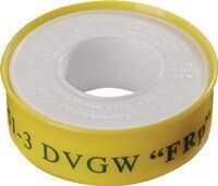 PTFE Dichtband FRp L12m B12mm D0,1mm 60g/m² Rl.