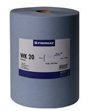 Putztuch WK 20 ca. L380xB360 mm blau (2 Rollen)