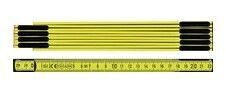 Gliedermaßstab L.2m mm/cm EG III HO gelb BMI