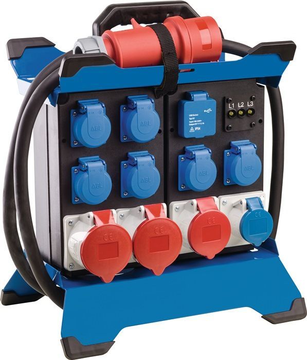 CEE-Standstromverteiler STECKY DUO 4 CEE-Stecker 400V,32 A,5-polig