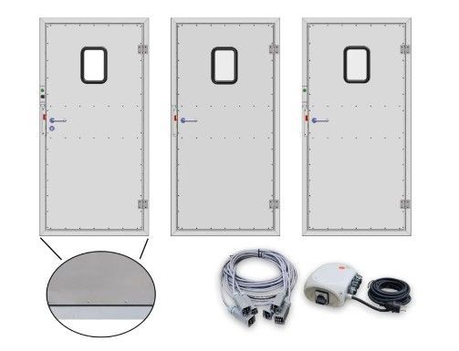 Materialschleusentürensatz einflüglig