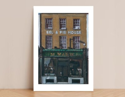 M.Manze Eel & Pie House, Peckham - limited edition giclee print