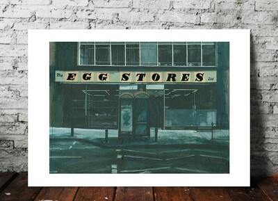 The Egg Stores Ltd, Stoke Newington, London - Limited Edition Giclee Print