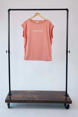 superlov T-Shirt oversized Peach