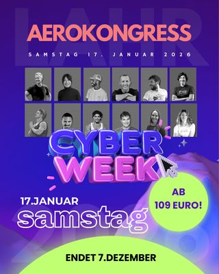 SAMSTAG TICKET aerokongress 2026 SAMSTAG TICKET aerokongress 2026