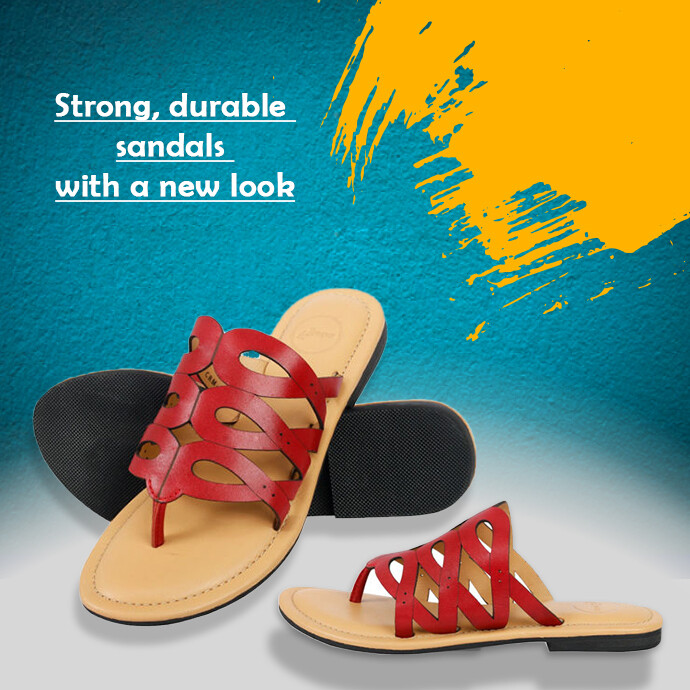 Leather sandal
