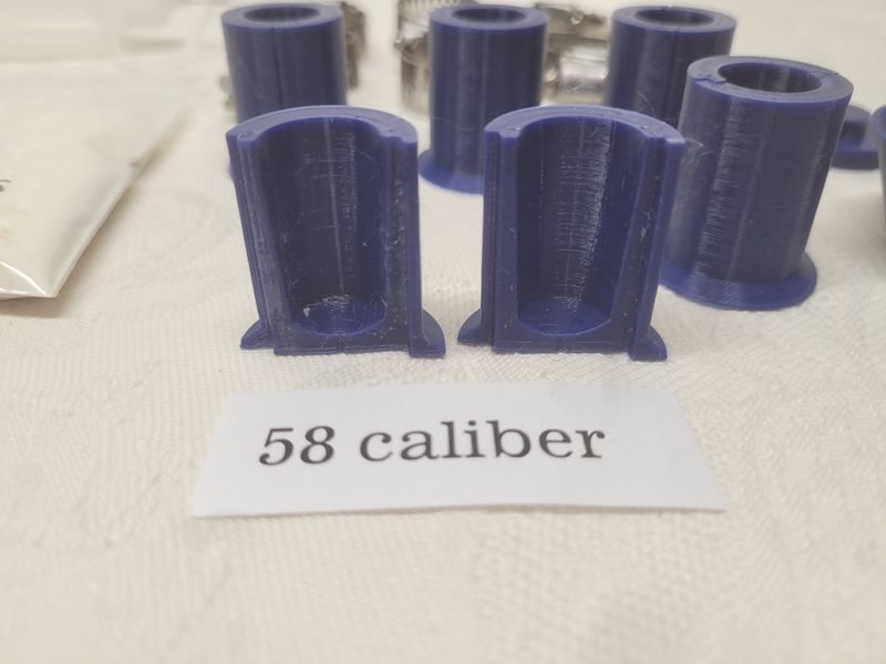 58 caliber hazard powder cake molds