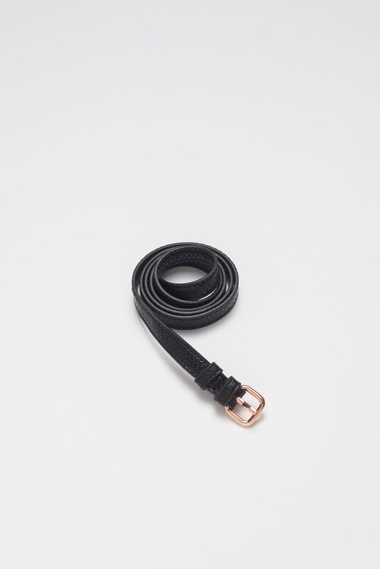 Stilen Lizard narrow belt
