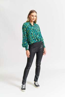 We Are The Others - The Relaxed Shirt - Jade Lime Animal