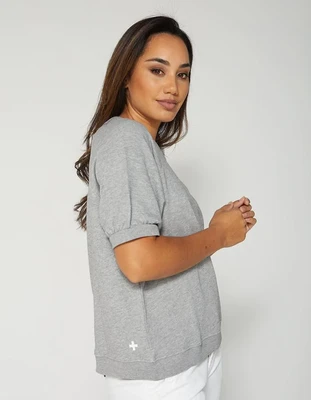 Stella + Gemma - Violet Top - Grey Marle Stella + Gemma - Violet Top - Grey Marle