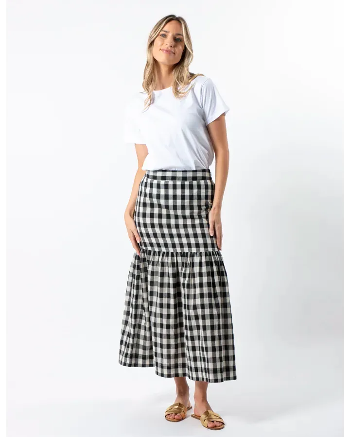 Stella + Gemma - Dalton Skirt - Black and White