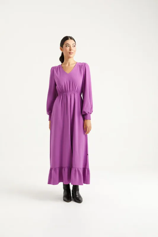 Home-Lee - Greta Dress - Orchid