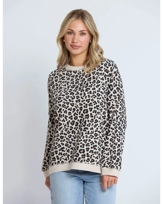 Stella + Gemma - Newport Sweater - Leopard