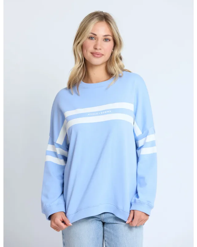 Stella + Gemma - Newport Sweater - Cornflower True Icon