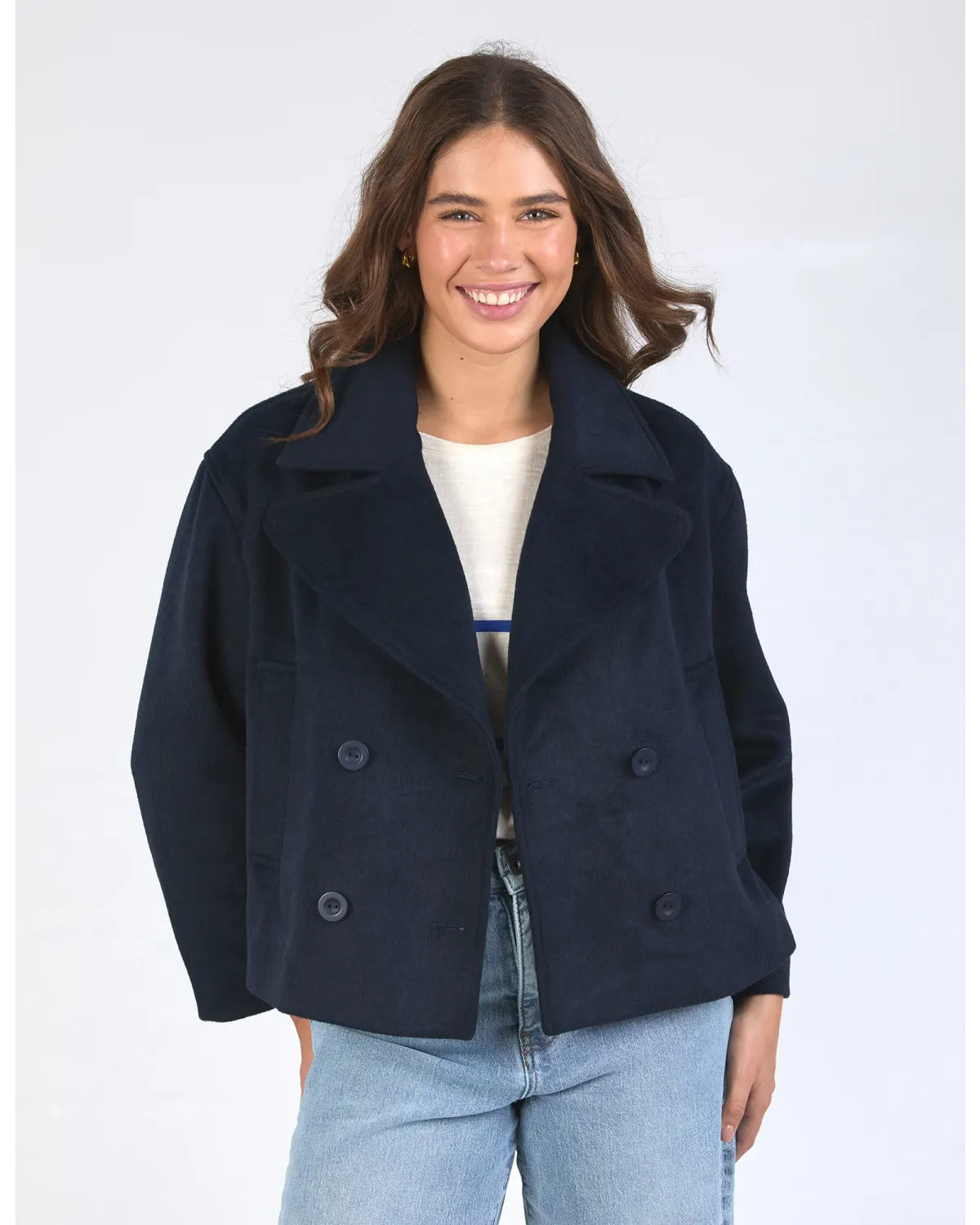 Elm - Harley Peacoat - Navy