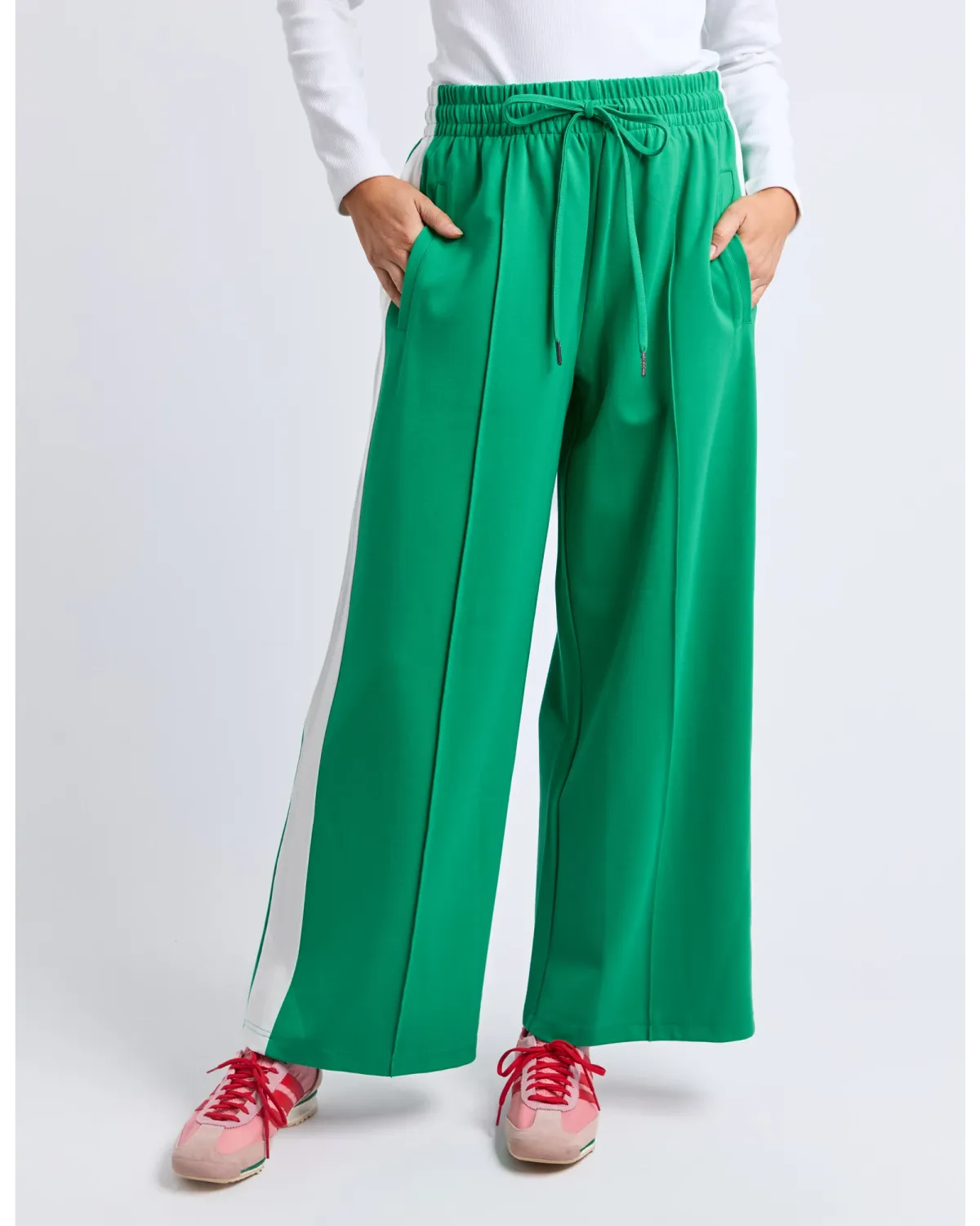 Elm - Carmen Wide Leg Pant - Pine Green