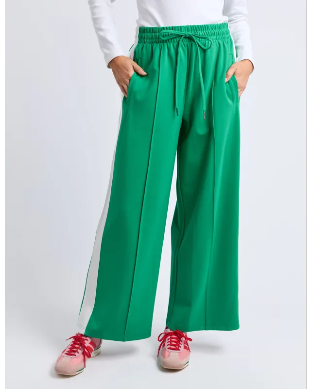 Elm - Carmen Wide Leg Pant - Pine Green