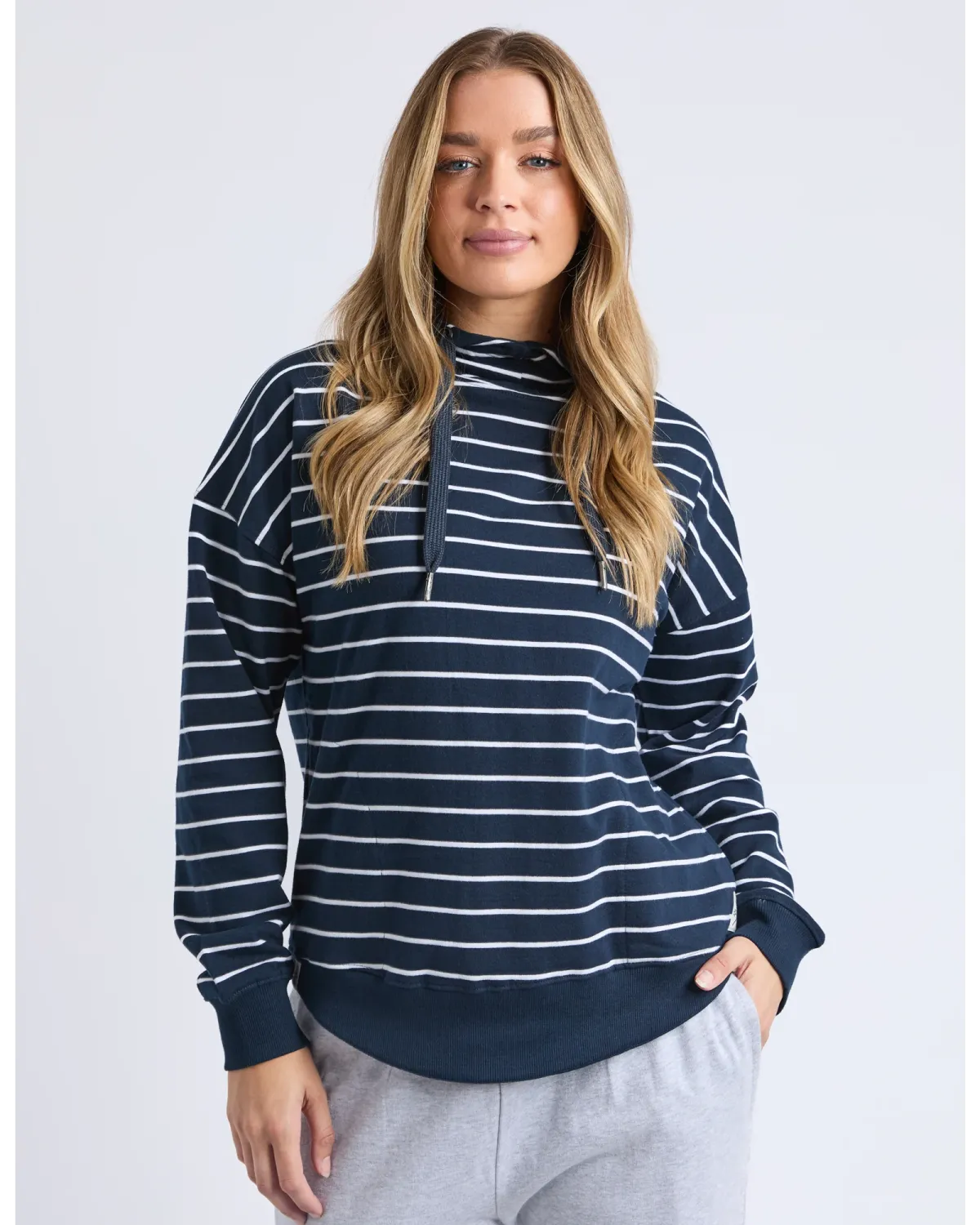 Elm - Lounger Scoop Hoodie - Stripe