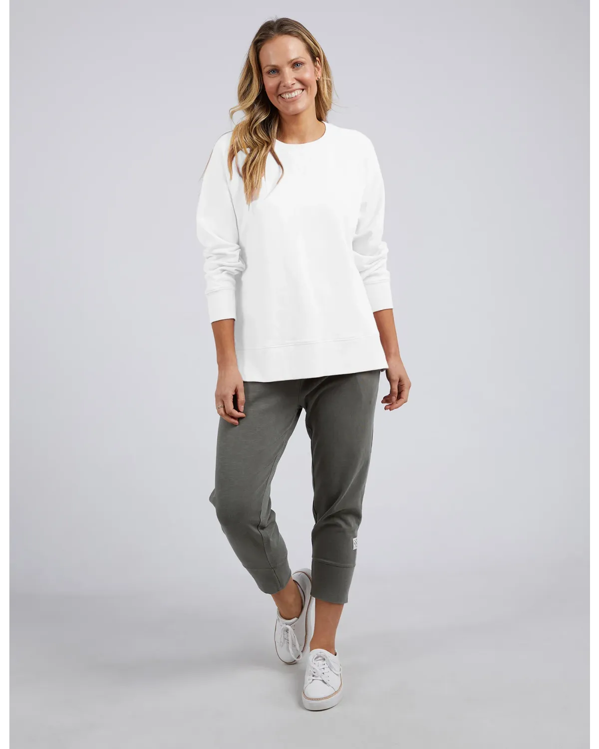 Elm - Melbourne Crew - White