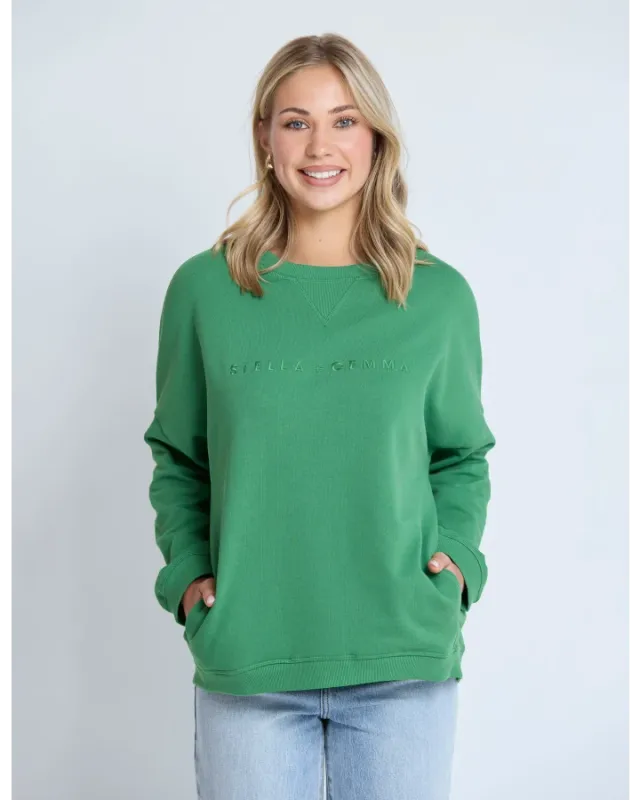 Stella + Gemma - Newport Pocket Crew - Basil