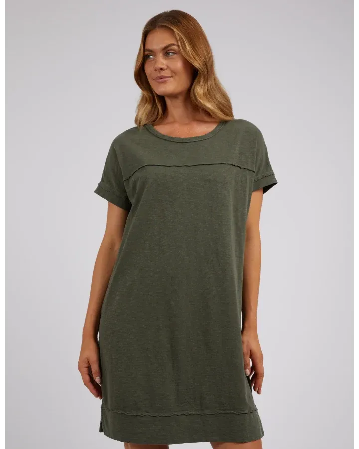 Foxwood - Allison Tee Dress - Khaki