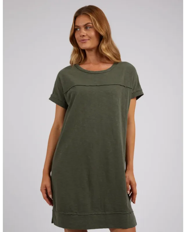 Foxwood - Allison Tee Dress - Khaki