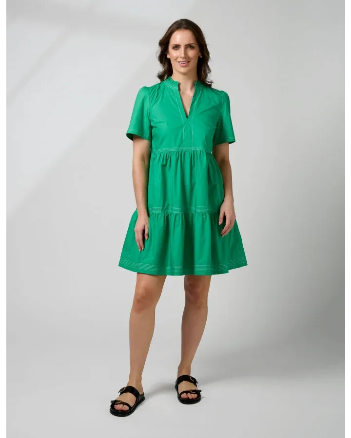 Stella + Gemma - Willa Dress - Emerald