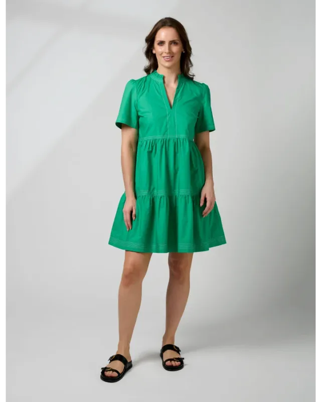 Stella + Gemma - Willa Dress - Emerald
