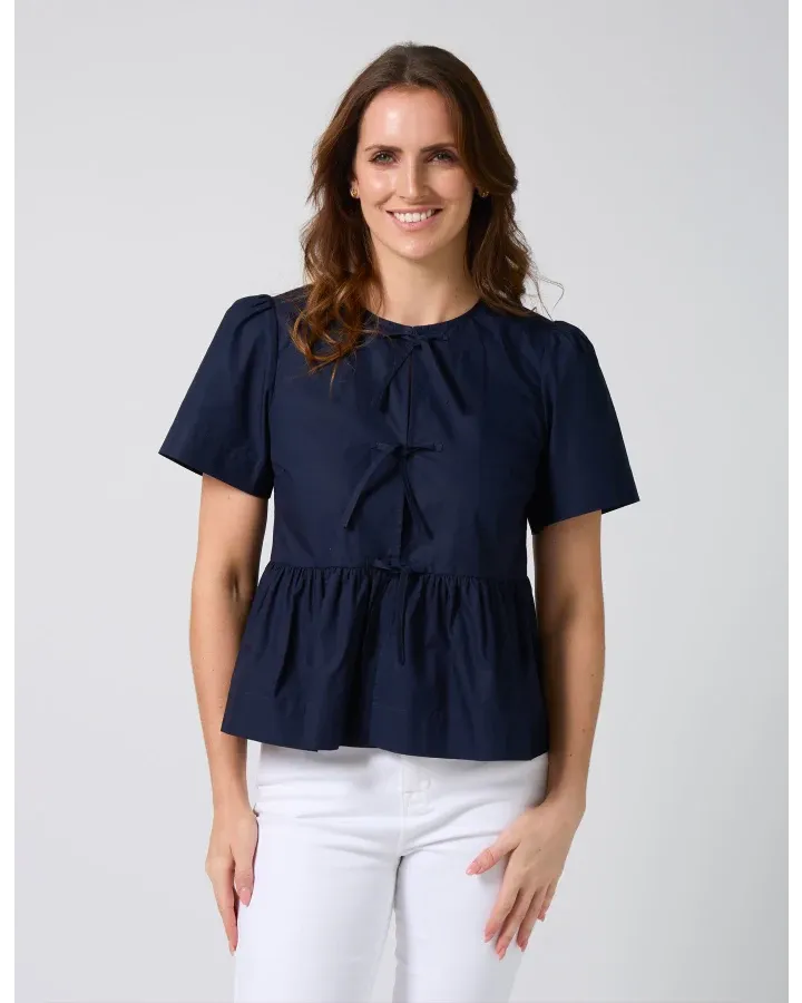 Stella + Gemma - Eva Blouse - Navy