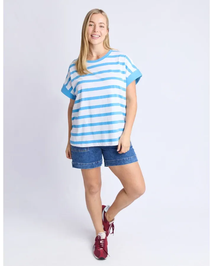 Elm - Maddison Tee - Azure Blue