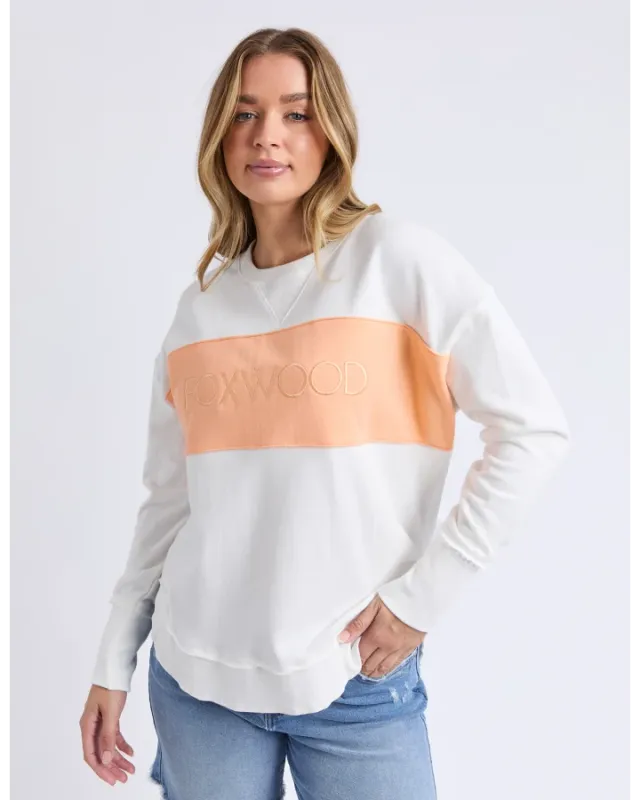 Foxwood - Simplified Tonal Crew - Peach