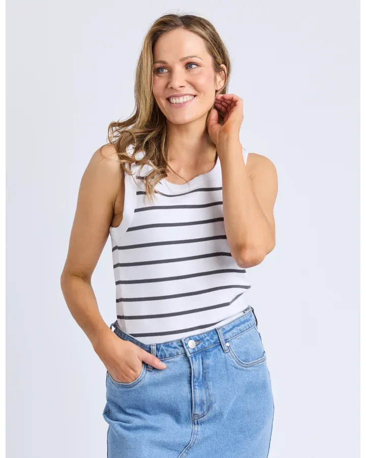 Foxwood - Iris Tank - White