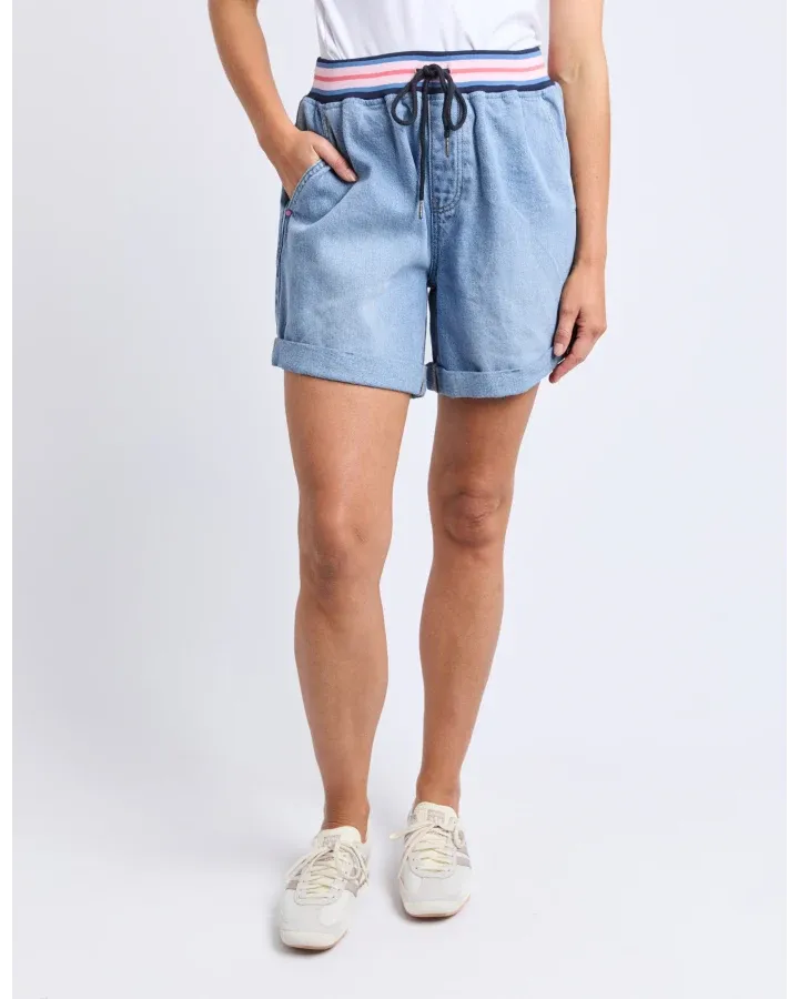 Elm - Bodhi Demin Shorts - Blue