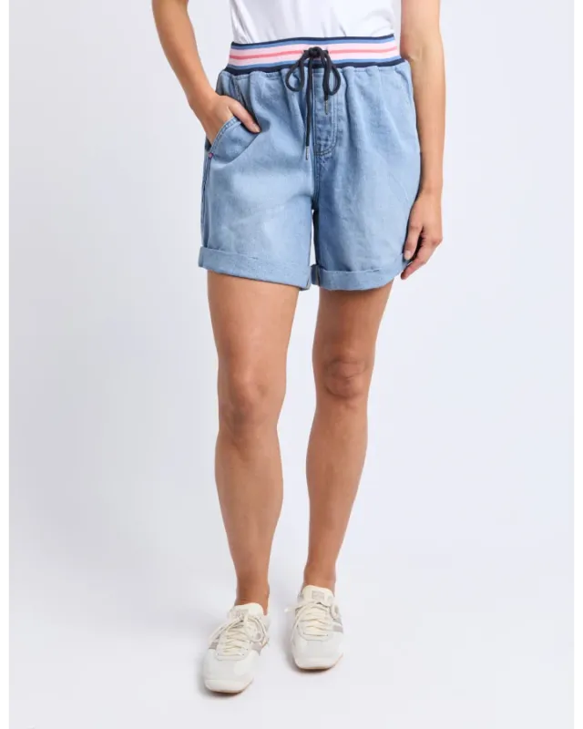 Elm - Bodhi Demin Shorts - Blue