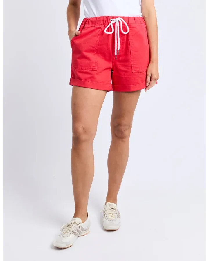 Elm - Emma Relaxed Shorts - Poppy