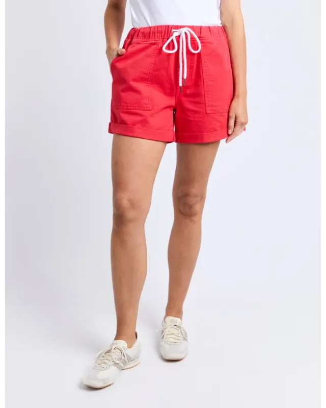 Elm - Emma Relaxed Shorts - Poppy