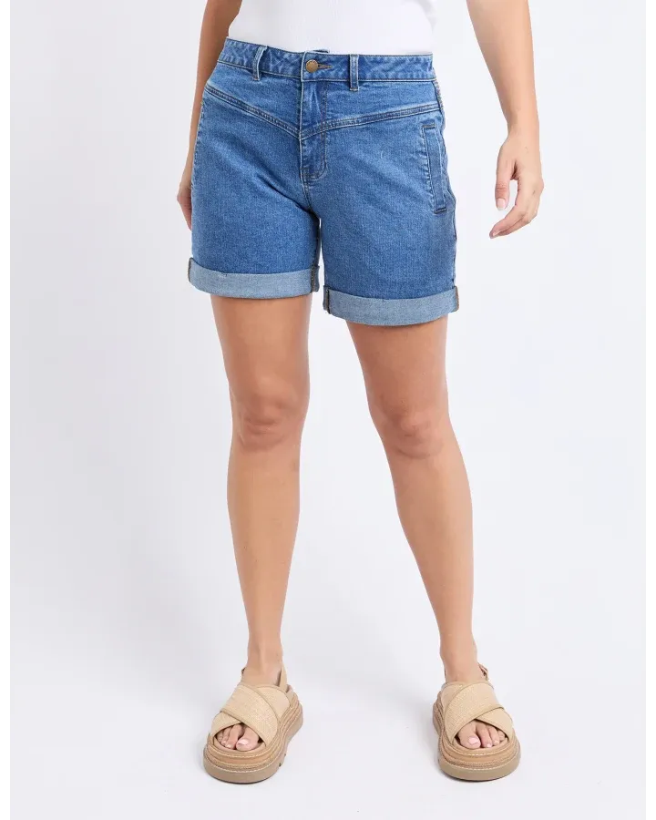 Foxwood - Devi Shorts - Mid Blue