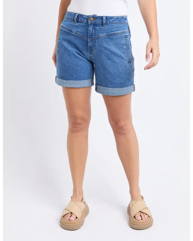 Foxwood - Devi Shorts - Mid Blue