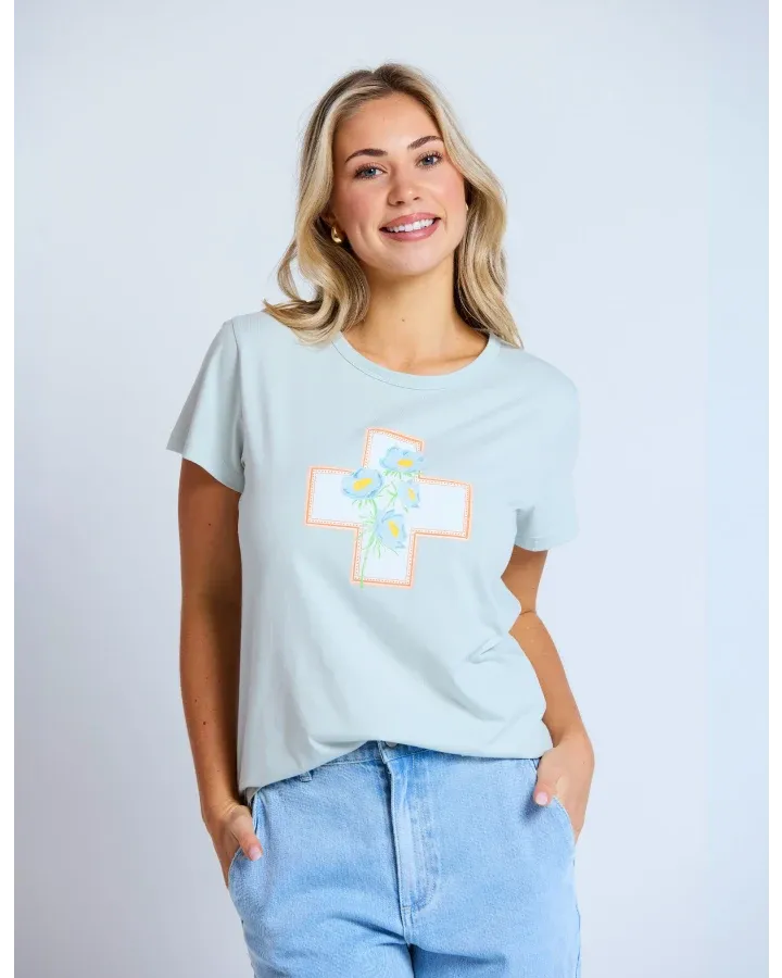 Stella + Gemma - Classic Tee Duckegg Postcard Cross