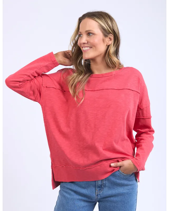 Foxwood - Jayne Throw on Top - Cayenne Red