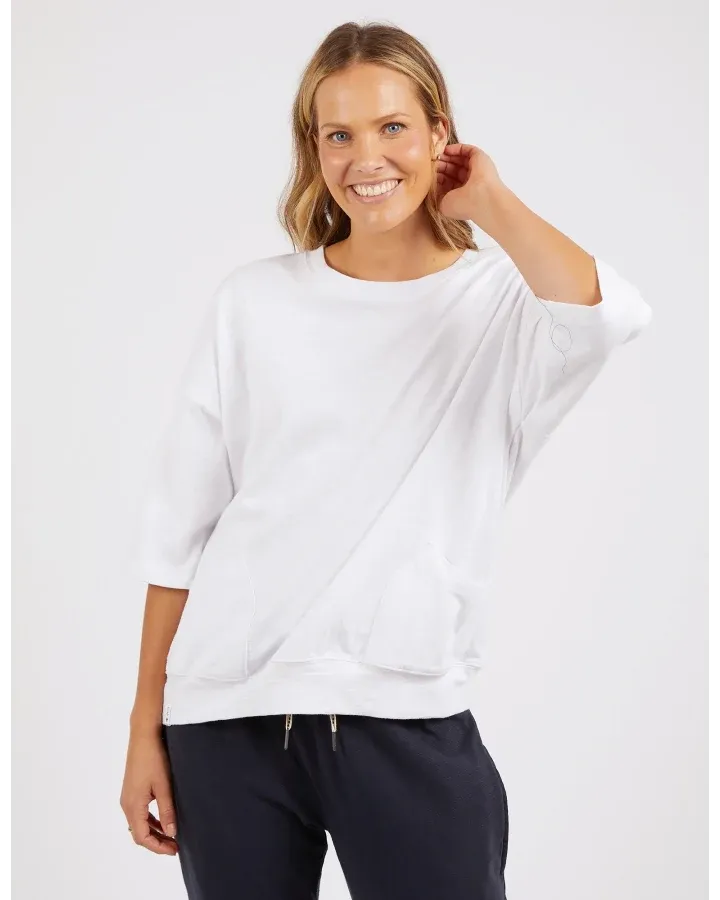 Elm -  Mazie Sweat - white