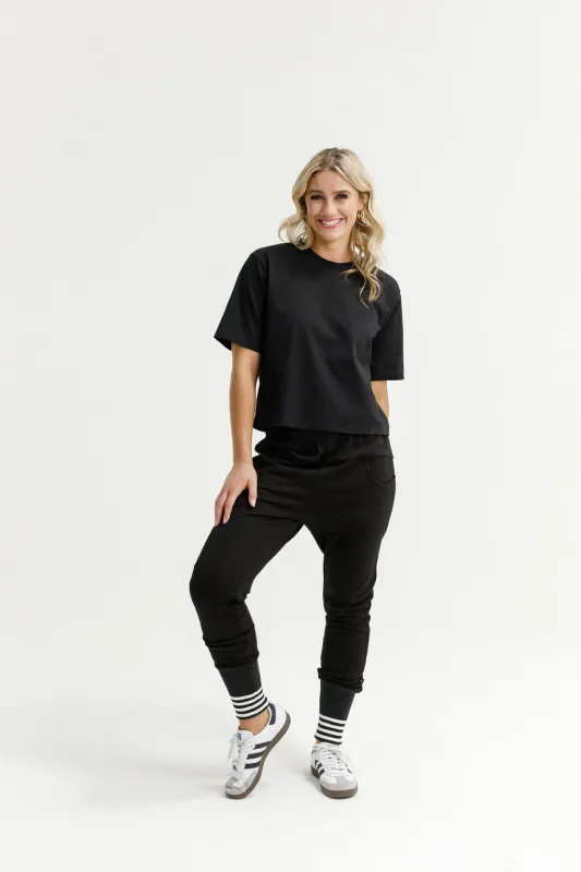 HomeLee - Alpine Apartment Pants - Black Silver X