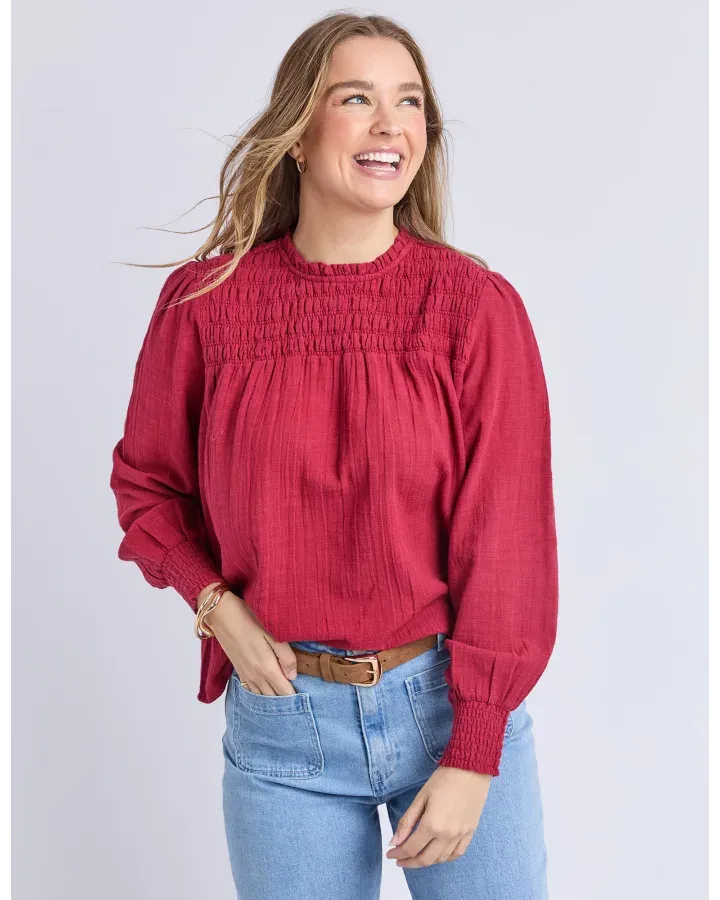 Foxwood - Whitney Top - Rhubarb