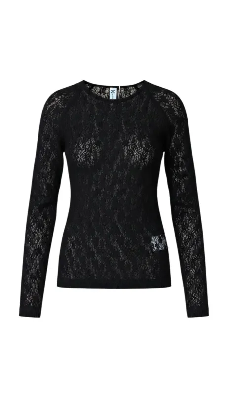 Homelee - Knox Lace Long Sleeve - Black