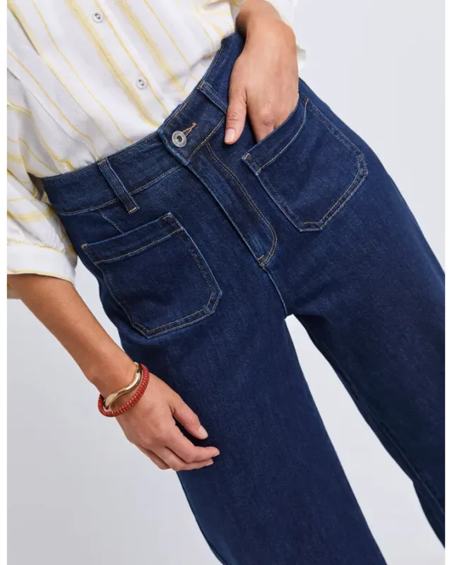 Elm - Alyssa Front Pocket Jean - Sapphire