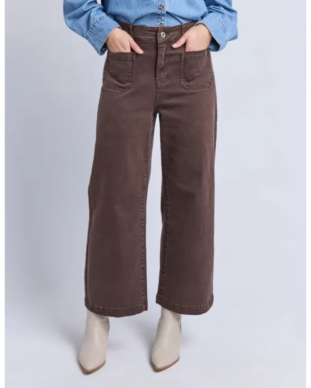 Elm - Delphi Front Pocket Jean - Chocolate