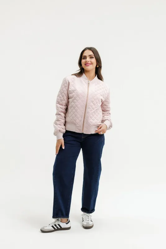 Homelee - Wyld Bomber - Quilted Rose