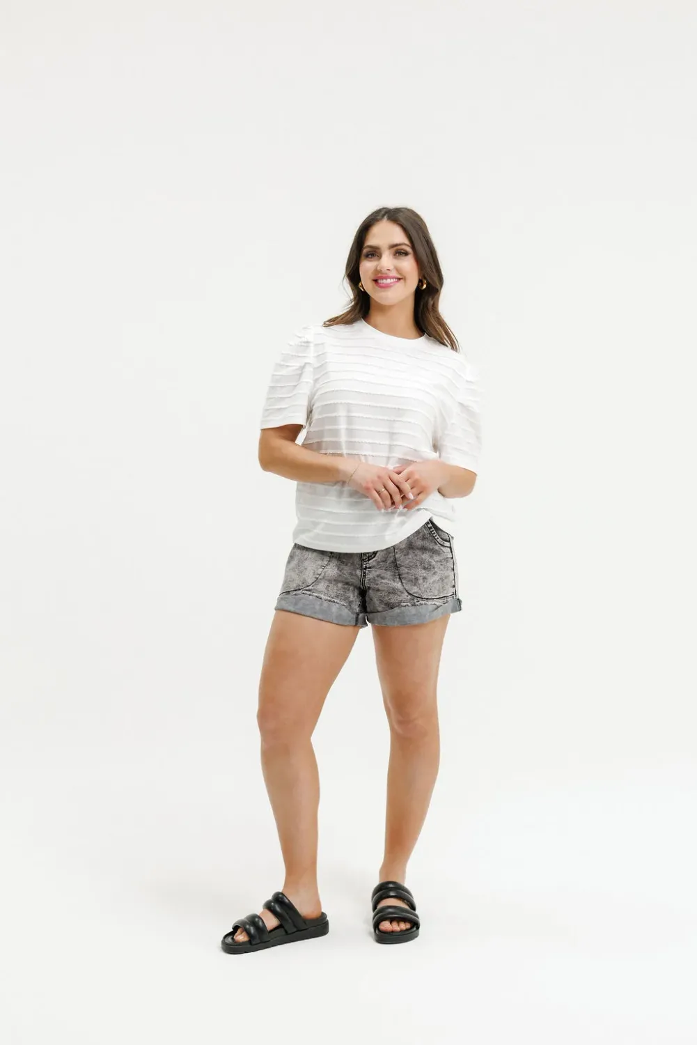 Homelee - Rose Tee - Vanilla